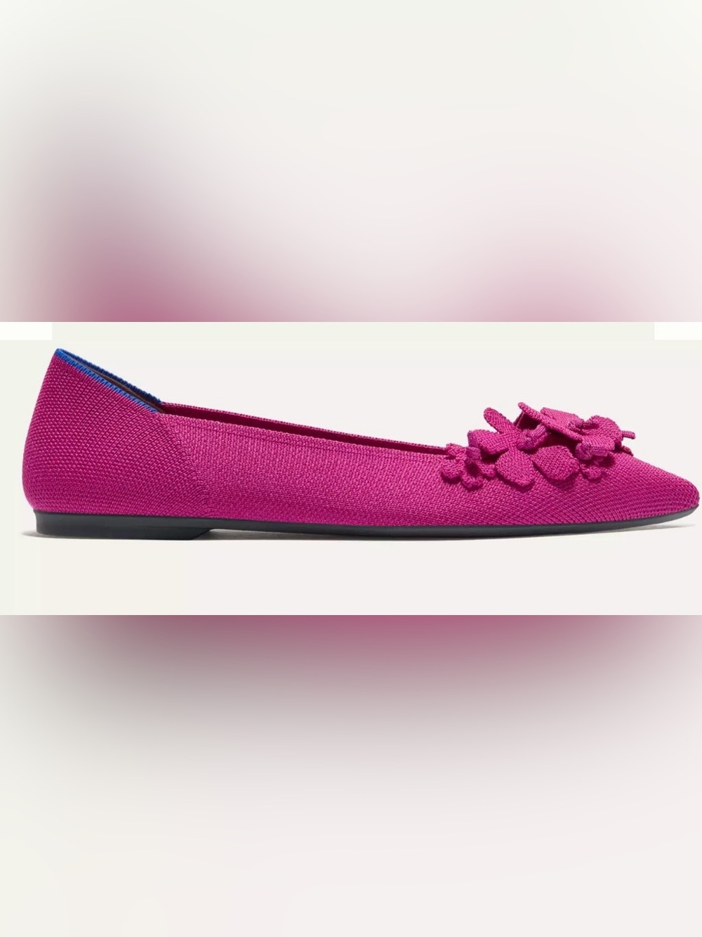 Rothy's The Petal Point II Flats in Bramble for Anthropologie | Sz 7.5